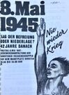 Plakat der Dorstener Friedensbewegung, die 1987 mit einer Veranstaltung an das Kriegsende erinnerte.
