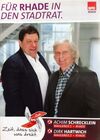 Das beste Team für Rhade: Achim Schrecklein und Dirk Hartwich. Das gute Wahlergebnis reichte dennoch nicht.