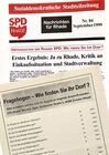Bereits vor 22 Jahren hat die Rhader SPD per Hauswurfsendung alle Bürger erreicht. Mehr als bei der Online-Umfrage 2020