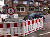 Wo geht's zum Bahnhof? Baustelle mit Hindernissen, besonders für Fußgänger und Radfahrer