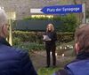 Dr. Kathrin Pieren, Leiterin des Jüdischen Museum Dorsten, forderte am 9.11. eindringlich auf, nicht zu vergessen.