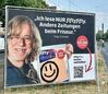 Werbung auf Großplakaten für eine gute Sache. Foto: fiftyfifty