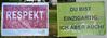 Zustimmung des Bürgerforums für 5 Plakatkombinationen, die im Ort zum Nachdenken anregen sollen.