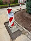 Baustelle im Neckarweg