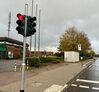 Neue, versetzte Rhader Fußgängerampel sorgt für mehr Sicherheit