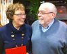 Strahlen um die Wette: Hanne Neumann, 25 Jahre SPD-Jubiläum, Hans-Willi Niemeyer - wiedergewählt