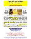 So sah die Einladung für die 1. Veranstaltung, Tanz auf dem Vulkan, aus.