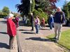 Sie trifft sich täglich zum Singen - die Nachbarschaft in Hohenkirchen - Friesland. Eigenes Foto