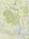 Die geplante Fahrradstrecke Rhade - Dorsten