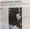 Carlo Schmidt, SPD, war einer der Grundgesetz -Väter. Eigenes Foto von Zeitung VORWÄRTS 05 2019