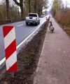 Es geht um diesen Radweg, der in der Dunkelheit nicht verkehrssicher ist