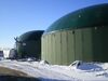 Gewaltige Behälter der Rhader Biogasanlage