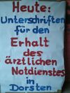Wo war denn Herr Geisthövel, als wir protestiert haben?